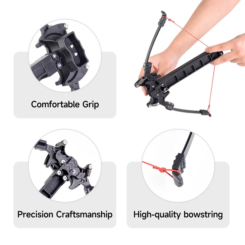 Steel Ball 18 Continuous Firing Compound Bow, Arrow Shooting Dual-purpose Folding Bow and Recurve Bow, Outdoor Shooting Sport