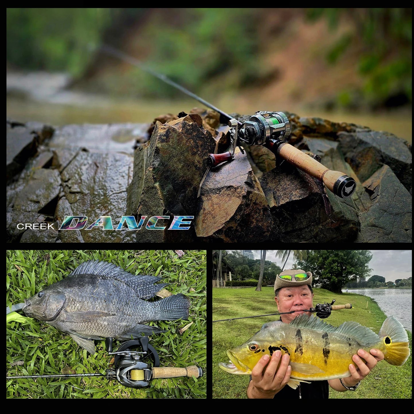 PURELURE CREEK DANCE Trout Rod BFS Fishing Casting UL Spinning Light Travel Rod Stream Ejection Rod Fuji Alconite Ring Perch