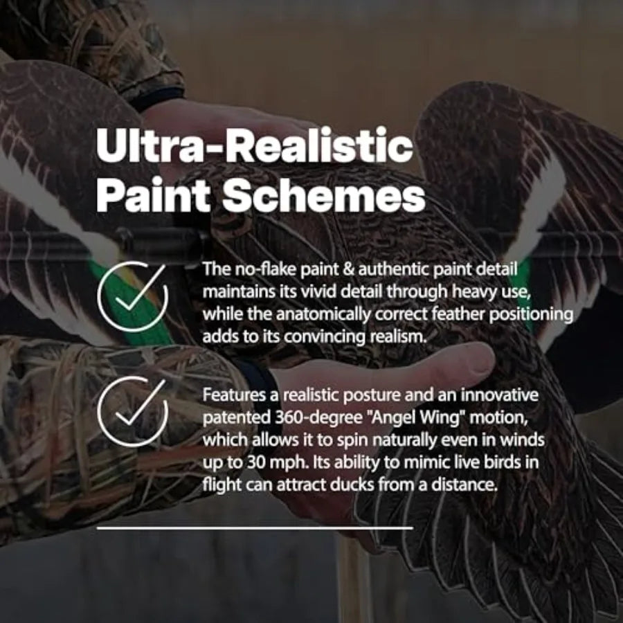 Avian X Power Flight Green Wing Teal Motion Duck Decoy