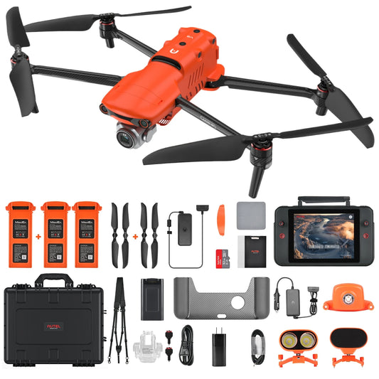 Autel Robotics Drone EVO II PRO Enterprise V3 6K 1" CMOS 42 Mints Data Encryption 15KM Video Transmission AI Target Recognition
