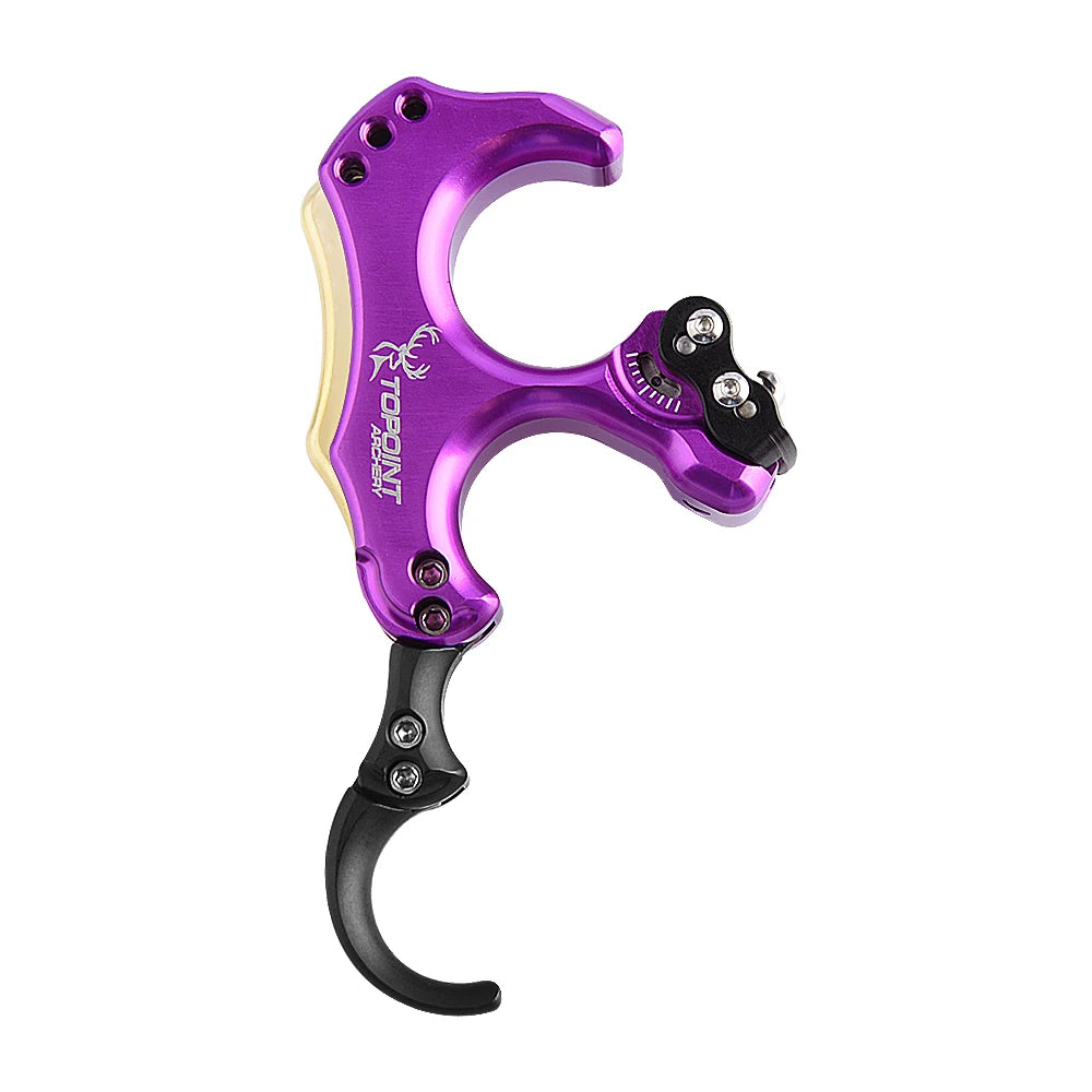 Compound Bow Release Back Tension 3/4 Finger Thumb Trigger Grip for Left Right Hand Hunting Shooting Archery Accessories