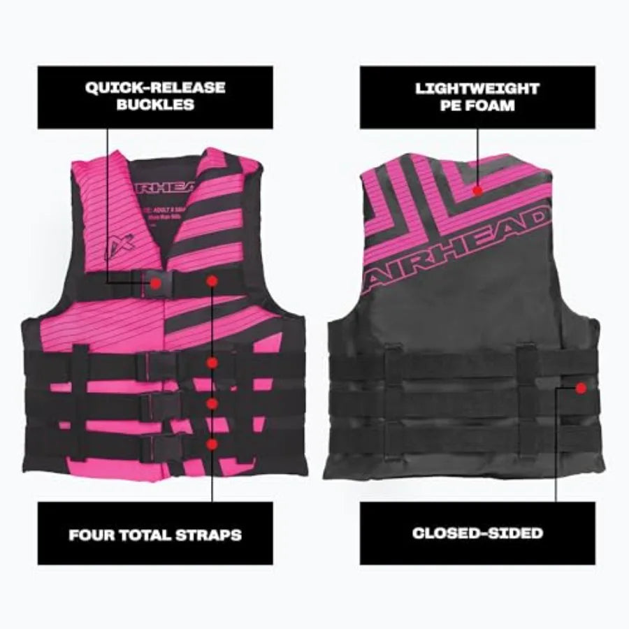 Trend Life Jacket for Adults - USCG Approved Life Vest for Men, Women, Youth Child, Watersports Vest for Boating, Tubing Swimmi