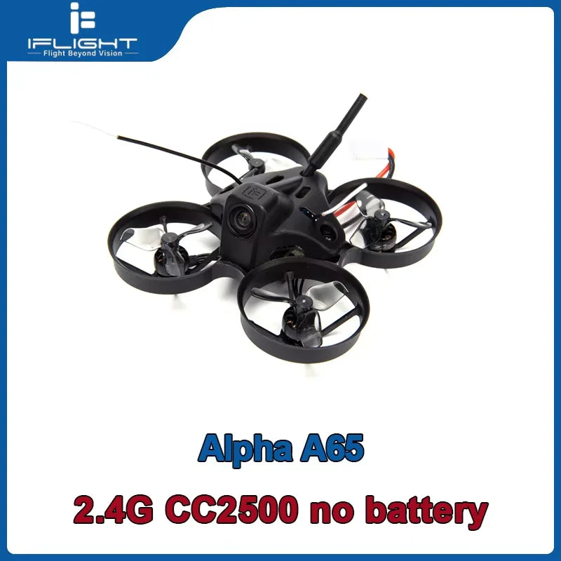 iFlight Alpha A65 Analog Tinywhoop BNF BLITZ F411 1S Whoop AIO 31MMX3 Propellers 24.5g lightweight Mini  FPV Drone for Beginners