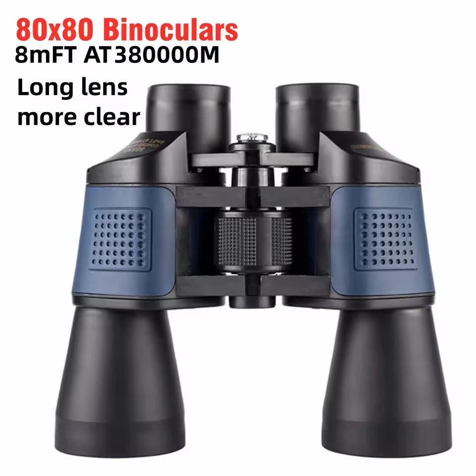 Professional Binoculars HD Portable Eyepieces 80X80 Long Distance Binoculars for Hunting Outdoor Camping Trips Premium Optics