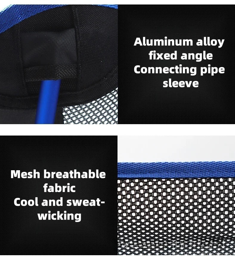 Portable outdoor folding chair, ultra-light camping chair, beach leisure lounge chair, outdoor fishing chair, hiking beach tools
