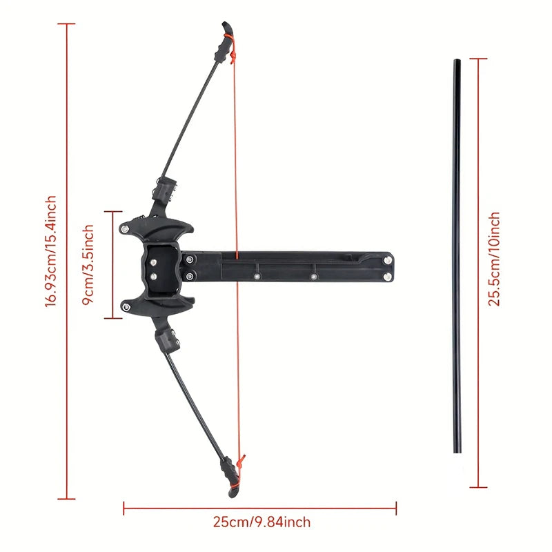 Steel Ball 18 Continuous Firing Compound Bow, Arrow Shooting Dual-purpose Folding Bow and Recurve Bow, Outdoor Shooting Sport