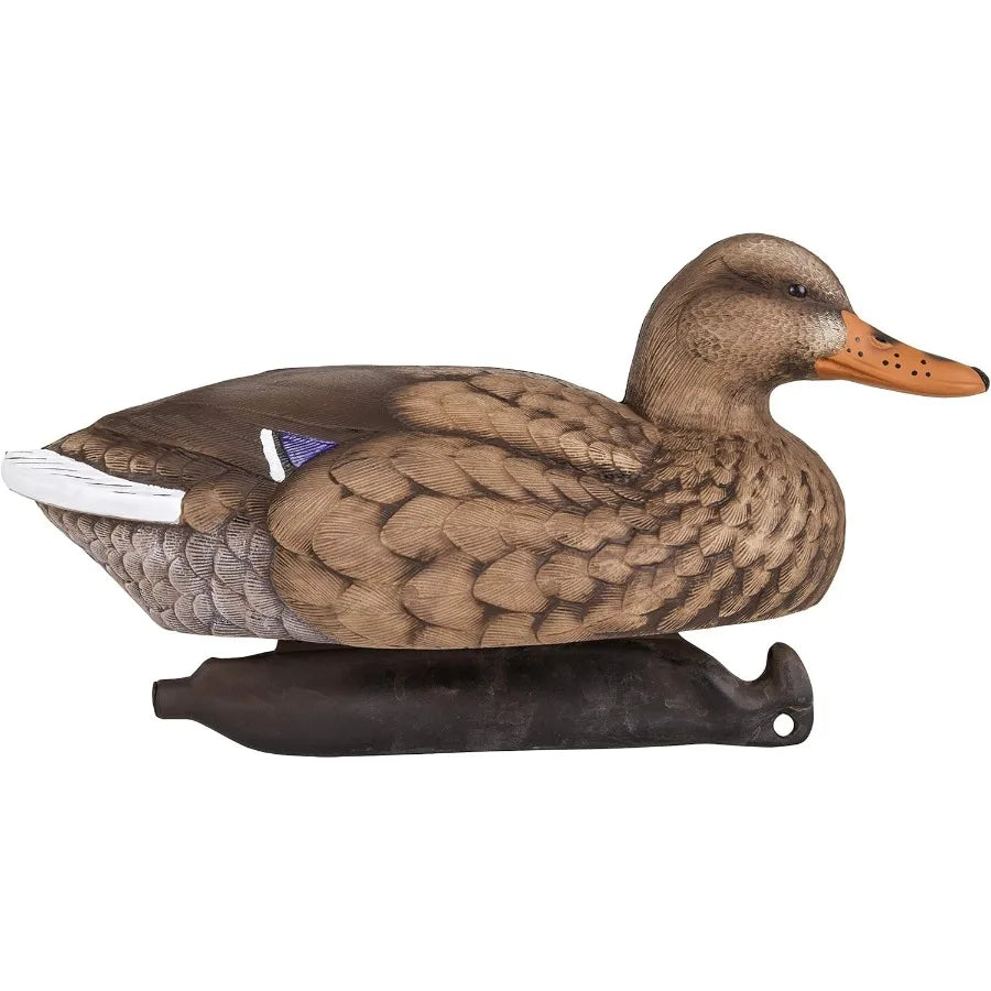 Flambeau Outdoors Duck Decoy - Masters Series Mallard or Blue Bill Decoys 6-Pack or 12-Pack Classic Floaters