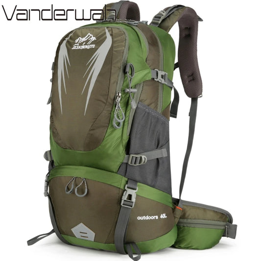 40L Travel Backpack Camping Men Large Hiking Bag Tourist Rucksack Waterproof Outdoor Sports Climbing Mountaineering Bag Luggage