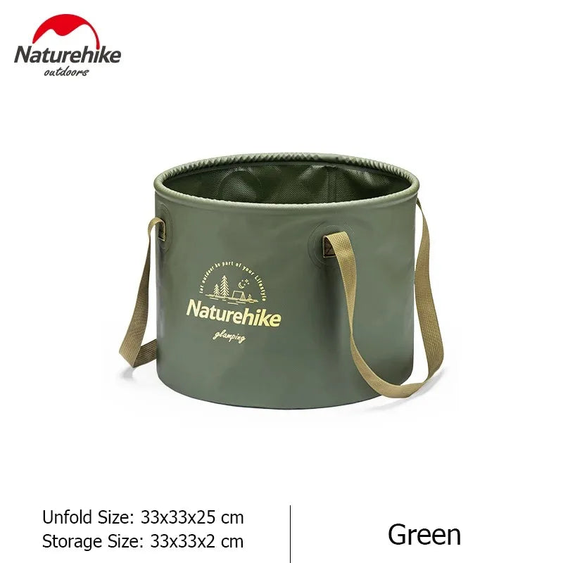 Naturehike Folding Bucket Portable Outdoor Multifunctional Collapsible Water Basin for Camping Fishing Hiking Storage Bucket
