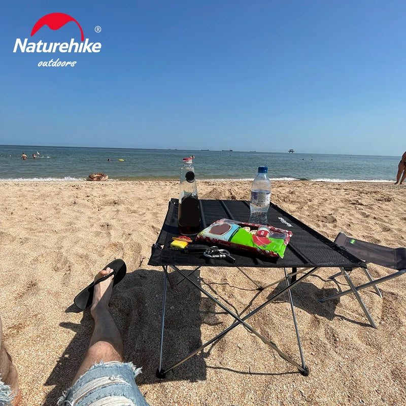Naturehike Beach Table Portable Foldable Desk Outdoor Picnic Table Ultralight Hiking Traveling Folding Tables Mini Camping Table