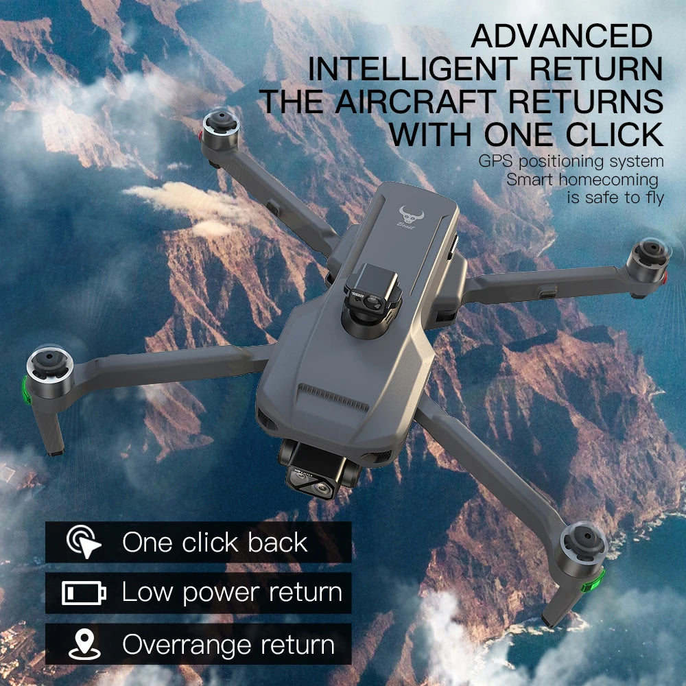 ZLL SG909 6KM GPS Drone 4K Professional 3-Axis Gimbal 360 Laser Obstacle Avoidance 4K Camera RC Dron FPV Brushless Quadcopter