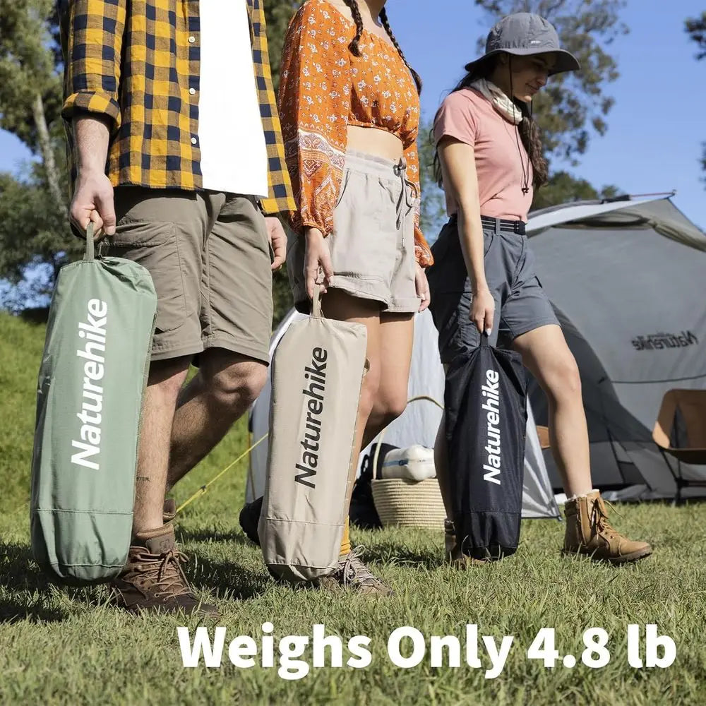Ultralight Folding Camping Cot,Easy Assembly Portable Bed with Carry Bag,330lbs Load for Camping,Mountaineering and Hiking,Khaki