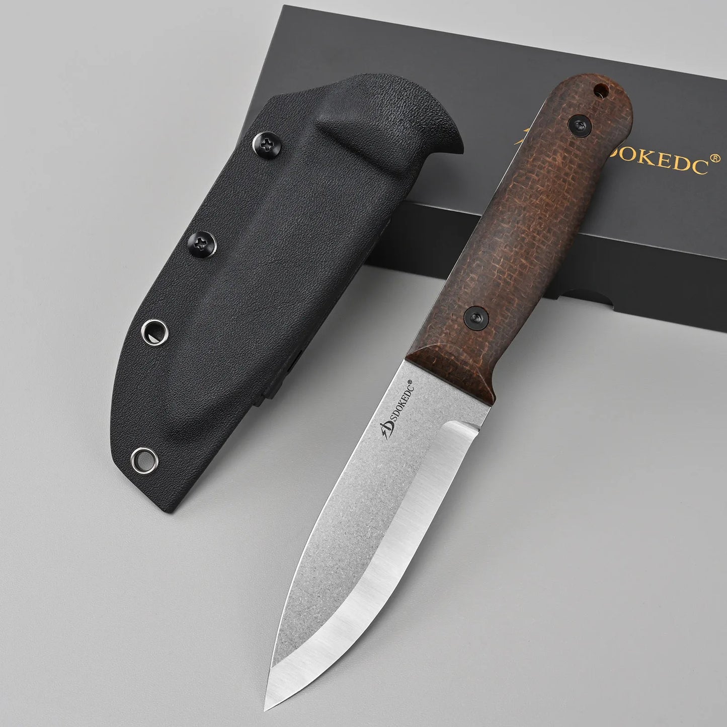 High Quality Outdoor Survival Fixed Blade Knife Camping Fishing EDC Tool DC53 Steel Utility Knives