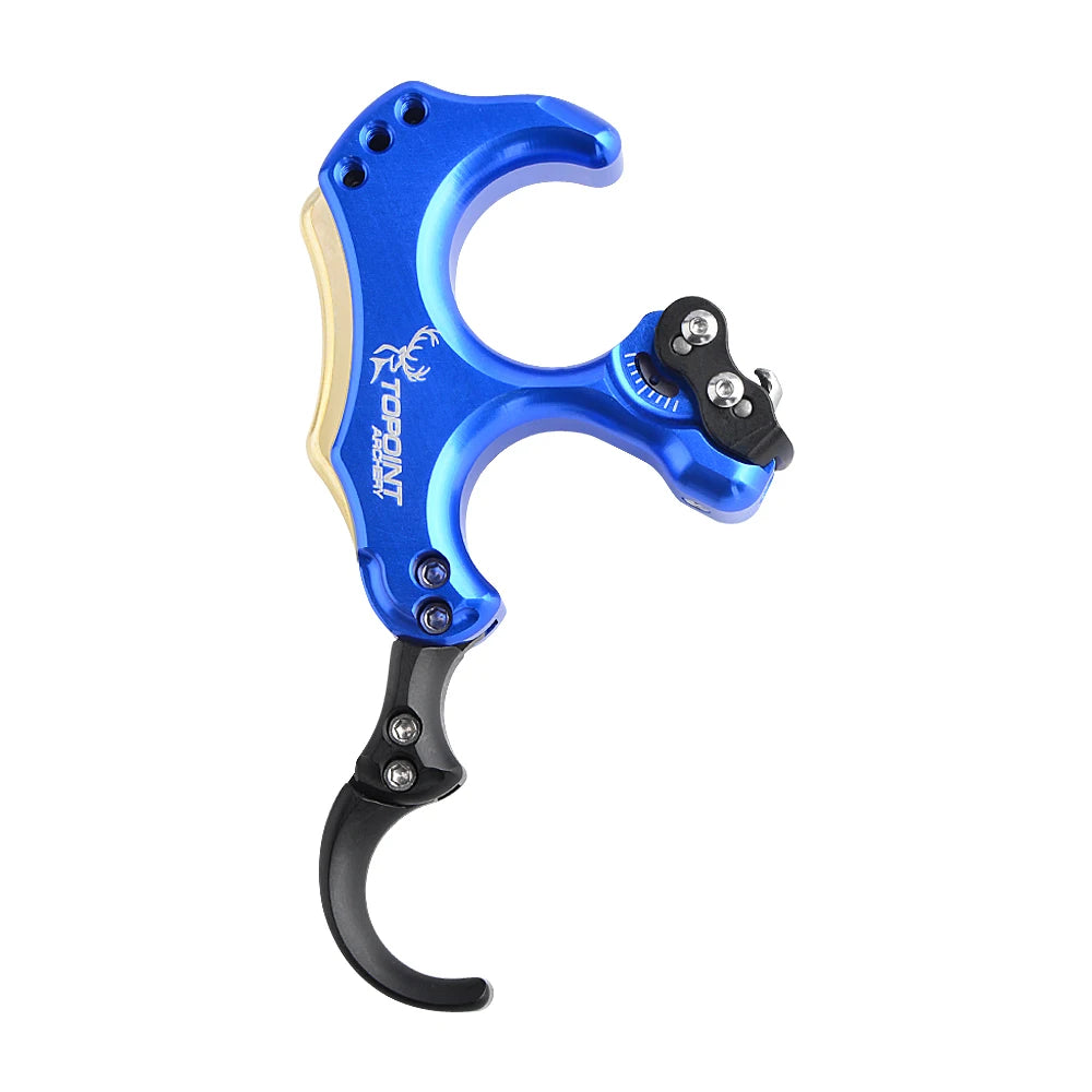 Compound Bow Release Back Tension 3/4 Finger Thumb Trigger Grip for Left Right Hand Hunting Shooting Archery Accessories