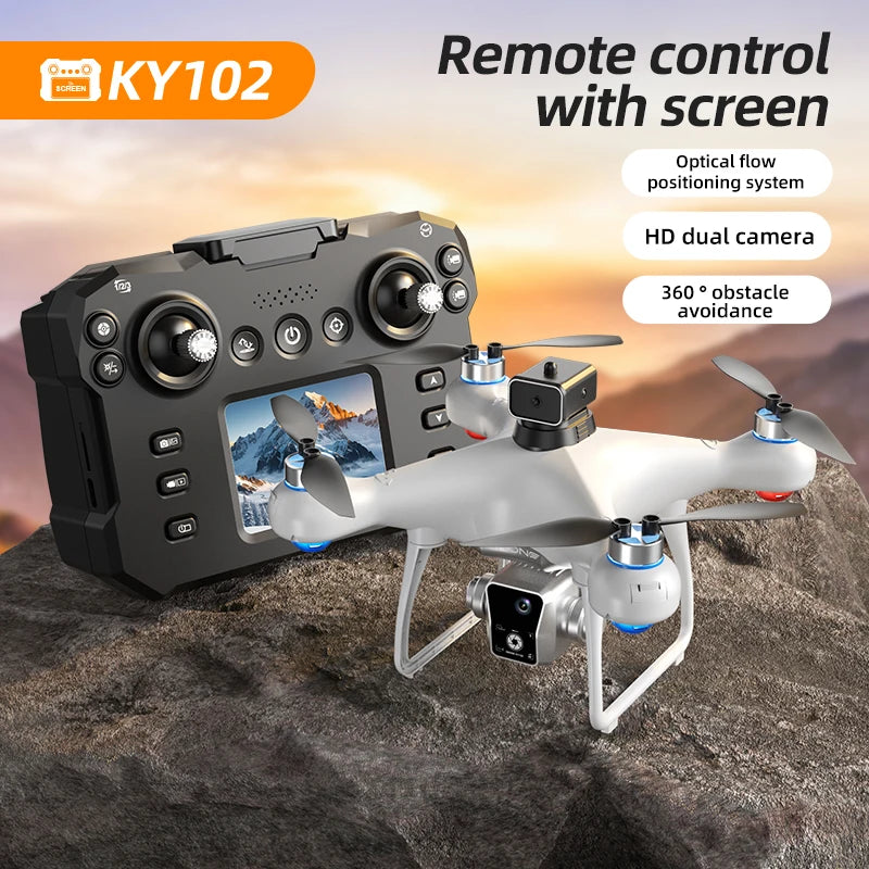 Brushless RC Drone Screen Control 5G HD Image Transmission 360° Infrared Obstacle Avoidance Optical Flow Barometer Positioning 150M Remote Range Aerial Drone