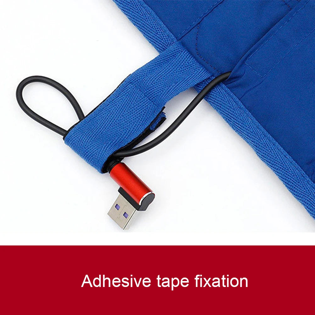 7 Zones Winter Sleeping Pad 38 To 65℃ 3 Gear Camping Sleeping Mattress USB Powered for Outdoor Camping Hiking