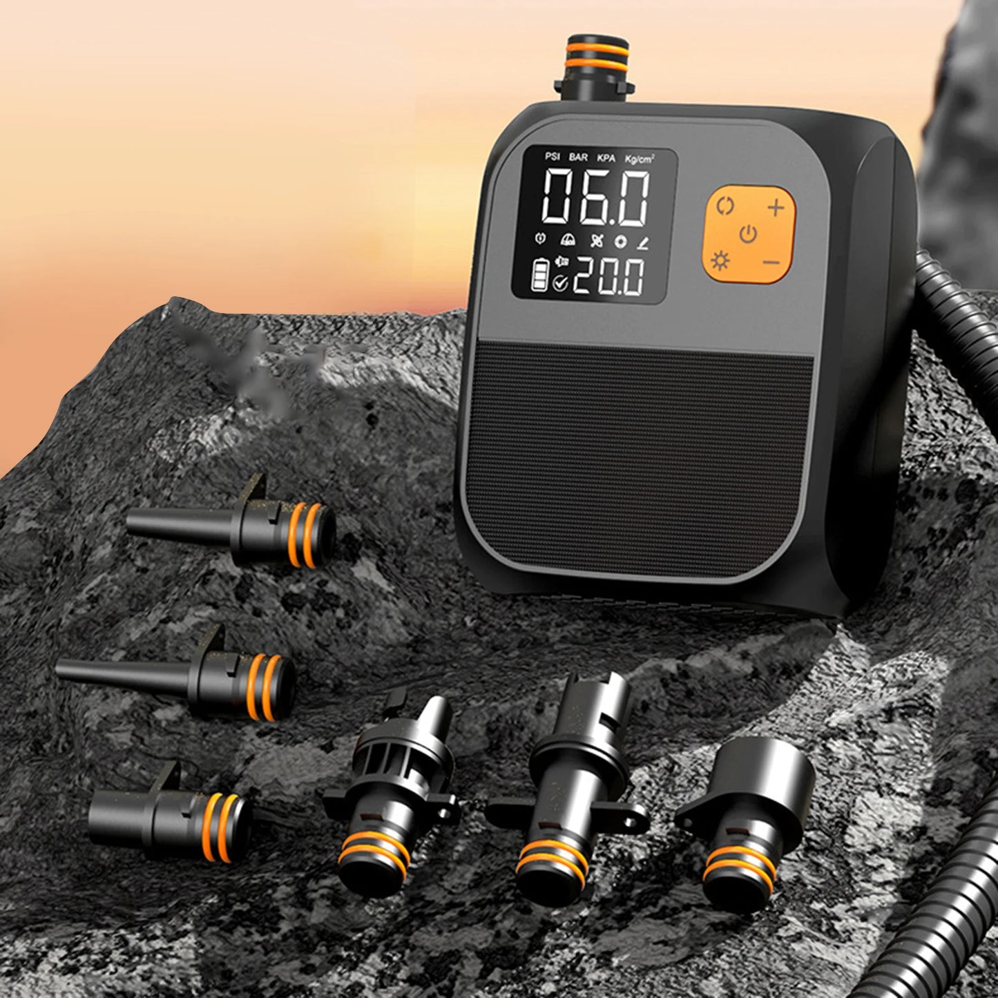 SUP Air Pump Rechargeable SUP Pump Portable Electric Pump for Inflatable Stand Up Paddle Board Kayaks Boats