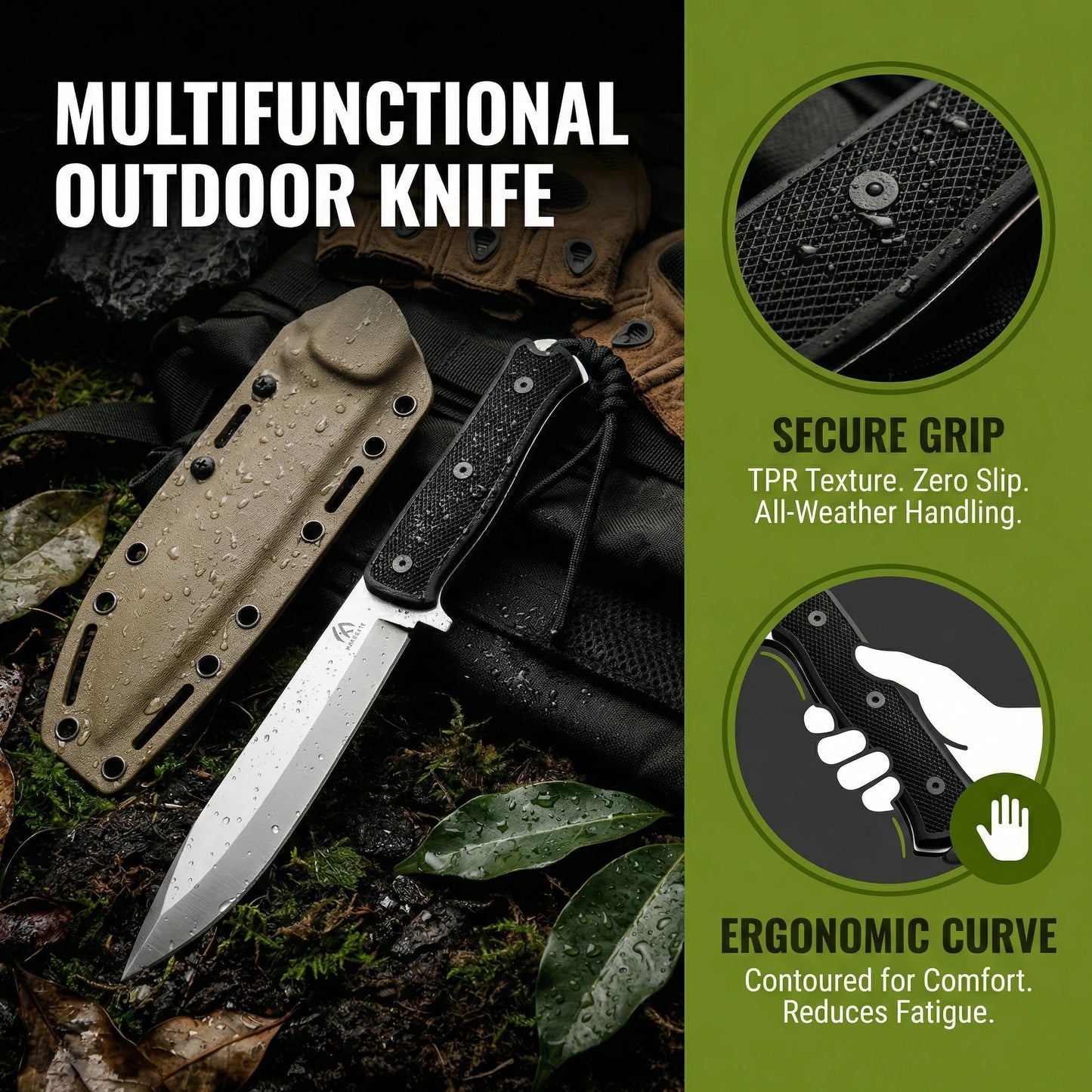 High Quality Fixed Blades, Outdoor High Hardness Integrated Cutting Tools, Portable Tools for Camping Emergencies, Small Knives,