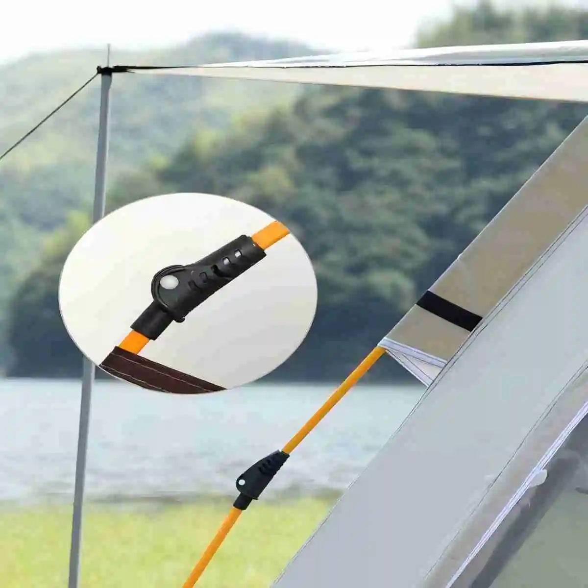 Outdoor Automatic Quick-opening Tent Automatic Rainproof Sunshine-proof Tent Two windowless doors