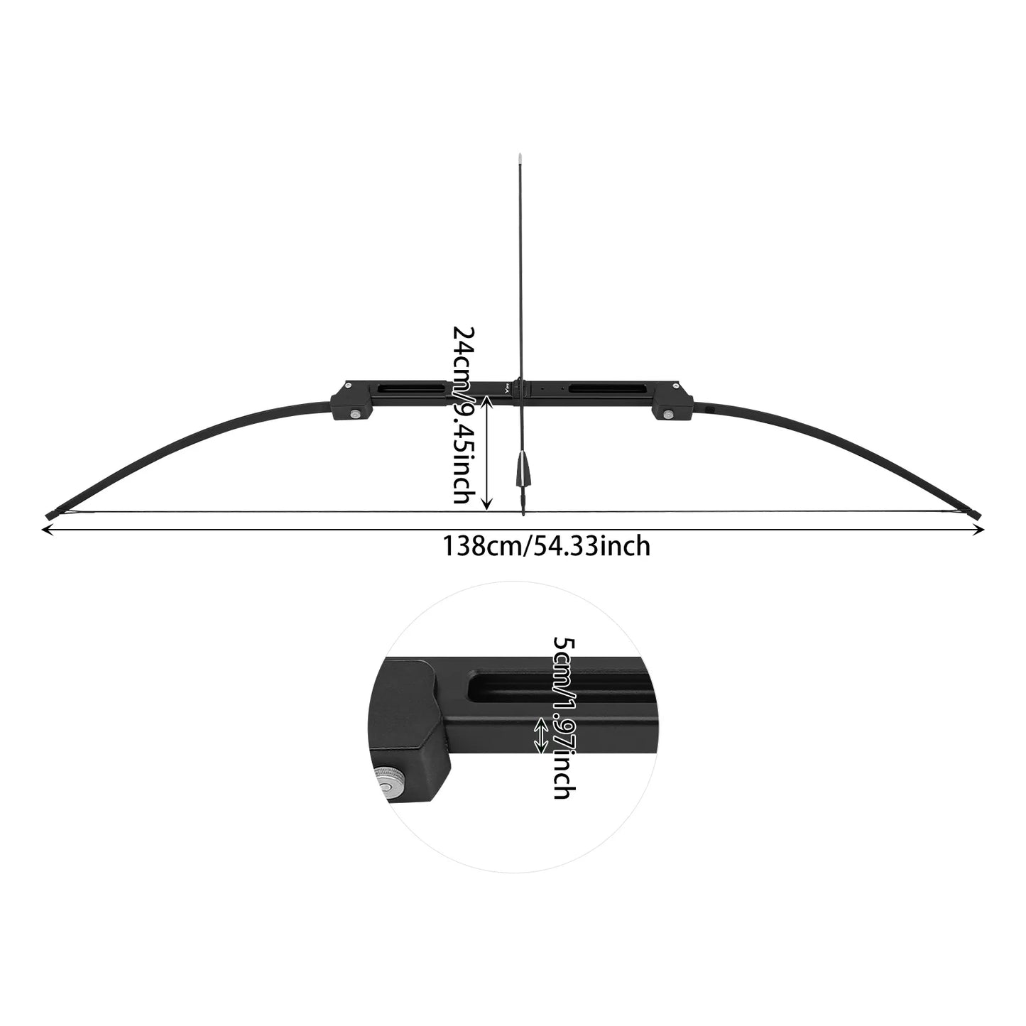 40lbs Folding Archery Set for Adults| Outdoor Portable Bow with Arrow And Target Sheets| Storage Bag Included
