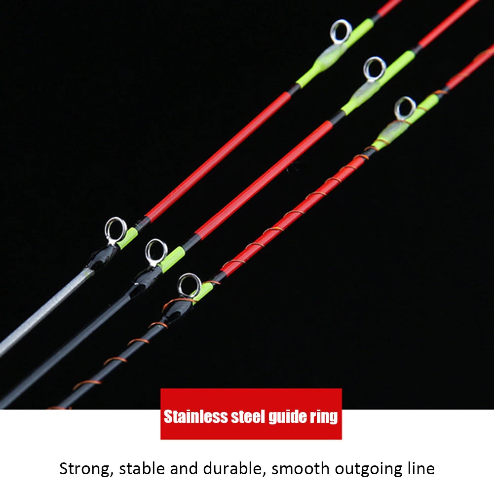 0.5mm Half Full Titanium Alloy Raft Tip Repair Refit Replacement LED Fishing Rod Tip Fishing Tackle Pole Accessories