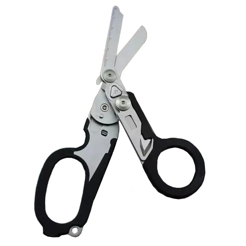 Multifunction Scissors First Aid Expert Tactical Folding Scissors Outdoor Survival Combination Gadget Travel Rescue Tool