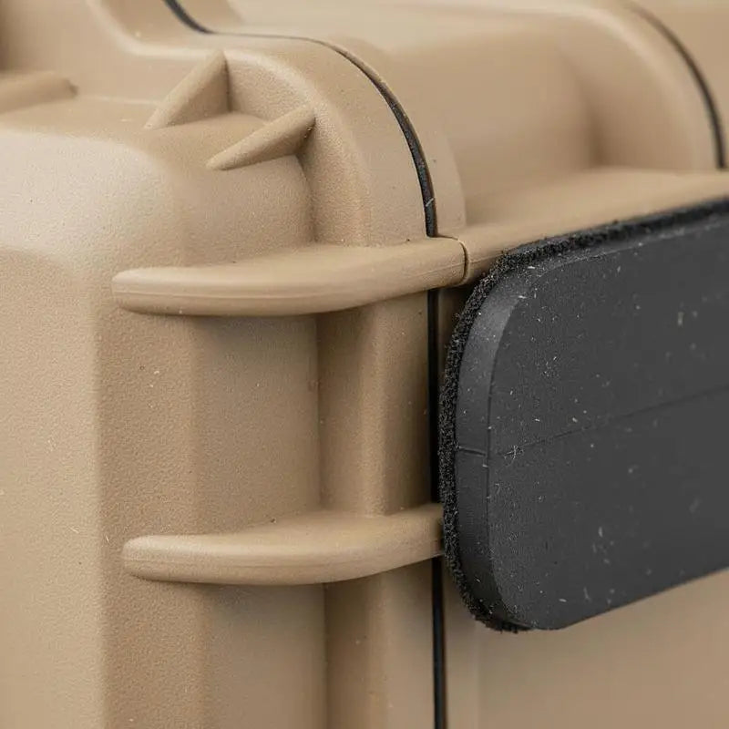 Rifle Protective Trunk 40 Inch For Hunting Shooting Range Tactical Training, Pre-cut Foam Lockable Latches Rolling Wheels Khaki Large Firearm Container Shotgun Airsoft Storage Case