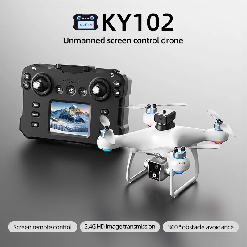 Brushless RC Drone Screen Control 5G HD Image Transmission 360° Infrared Obstacle Avoidance Optical Flow Barometer Positioning 150M Remote Range Aerial Drone