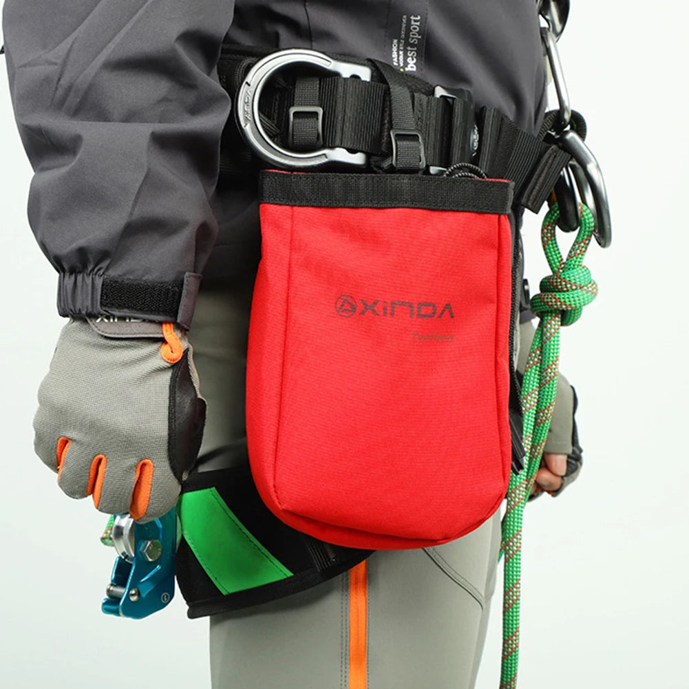 Climbing Exploration Bag Nylon 2L Waterproof Wear-Resistant Elastic Drawstring Closure Outdoor Equipment Tool Bag