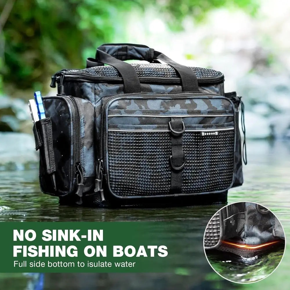 Tackle Box Organizer with Removable Dividers, Waterproof Storage for Lures and Fishing Accessories - 1 & 4 Pack