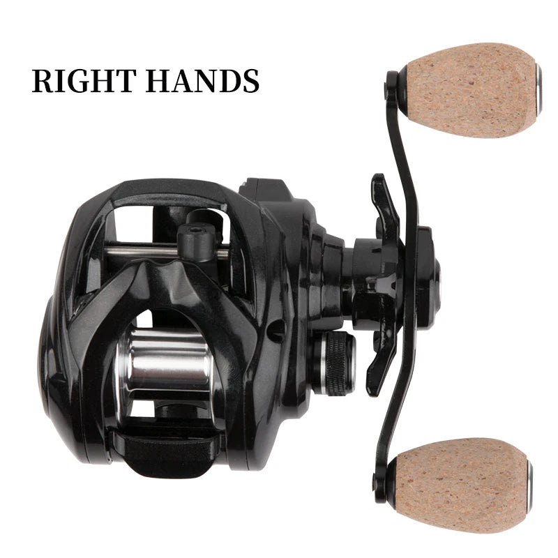 BILLINGS Baitcasting Fishing Reel 8KG Max Drag 7.3:1 High Speed Gear Ratio Magnetic Brake System Smooth Casting Freshwater Saltwater Bait Caster Reel