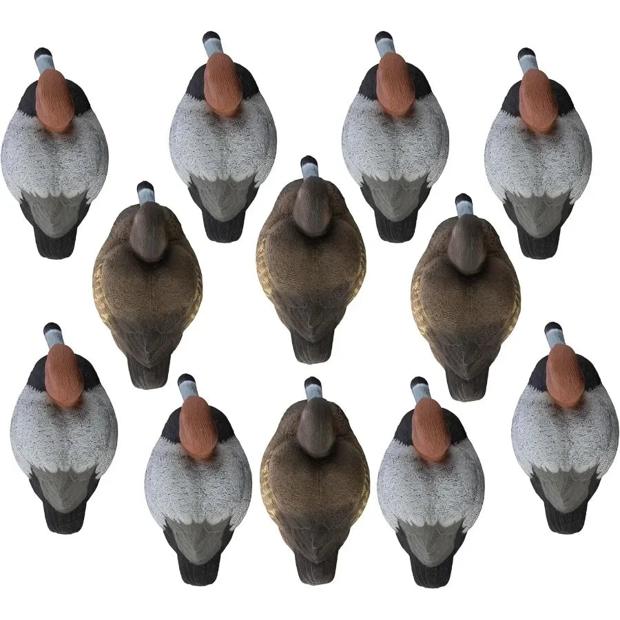 Higdon Outdoors Standard Red Head Duck Decoys Foam-Filled