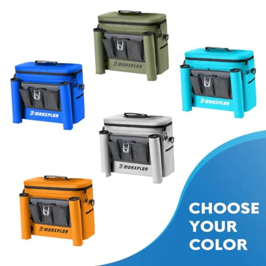 Kayak CoolerWaterproof Kayak Seat Back Cooler for Kayaking Kayak Accessories Cooler Bag Protable Ice Chest Beach Cooler Travel