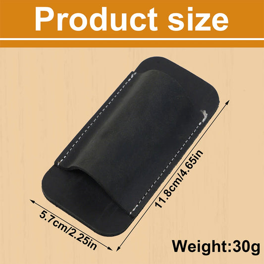 EDC Leather Knife Sheath Quick Access To The Knife Pocket Organizer Compact Draw Knifes Carrier Suitable for Most Folding Knives