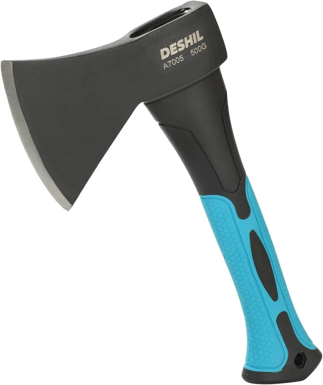 10" Outdoor Hatchet with Forged Carbon Steel Head and Anti-Slip Fiberglass Handle for Camping