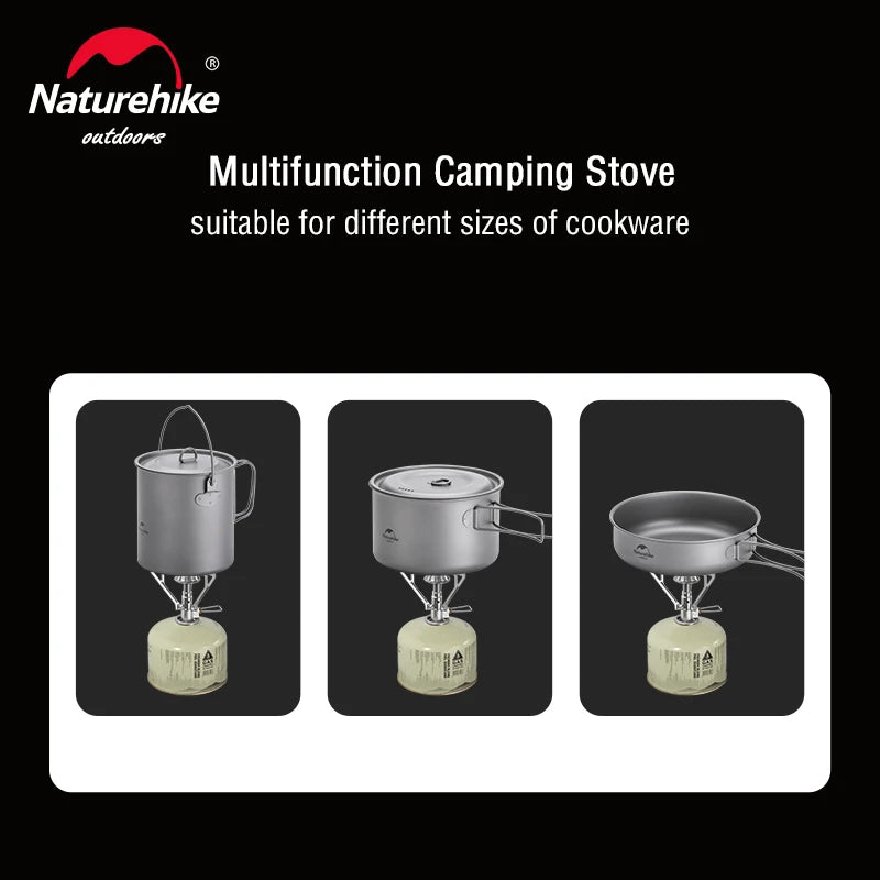 Naturehike Camping Stove Mini Stove Outdoor Picnic Gas Stove Outdoor Tourist Gas Burner Ultra Light Hiking Camping Gas Stove