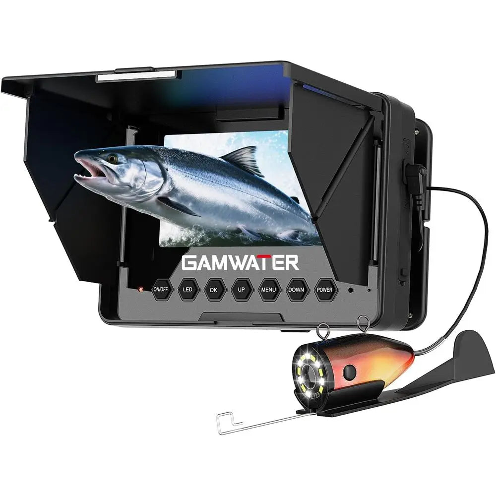 Portable 15M Cable Fish Finder with 4.3 LCD Screen, HD Lens, Infrared Night Vision, and 8500mAh Battery for Ice Lake Kayaking an