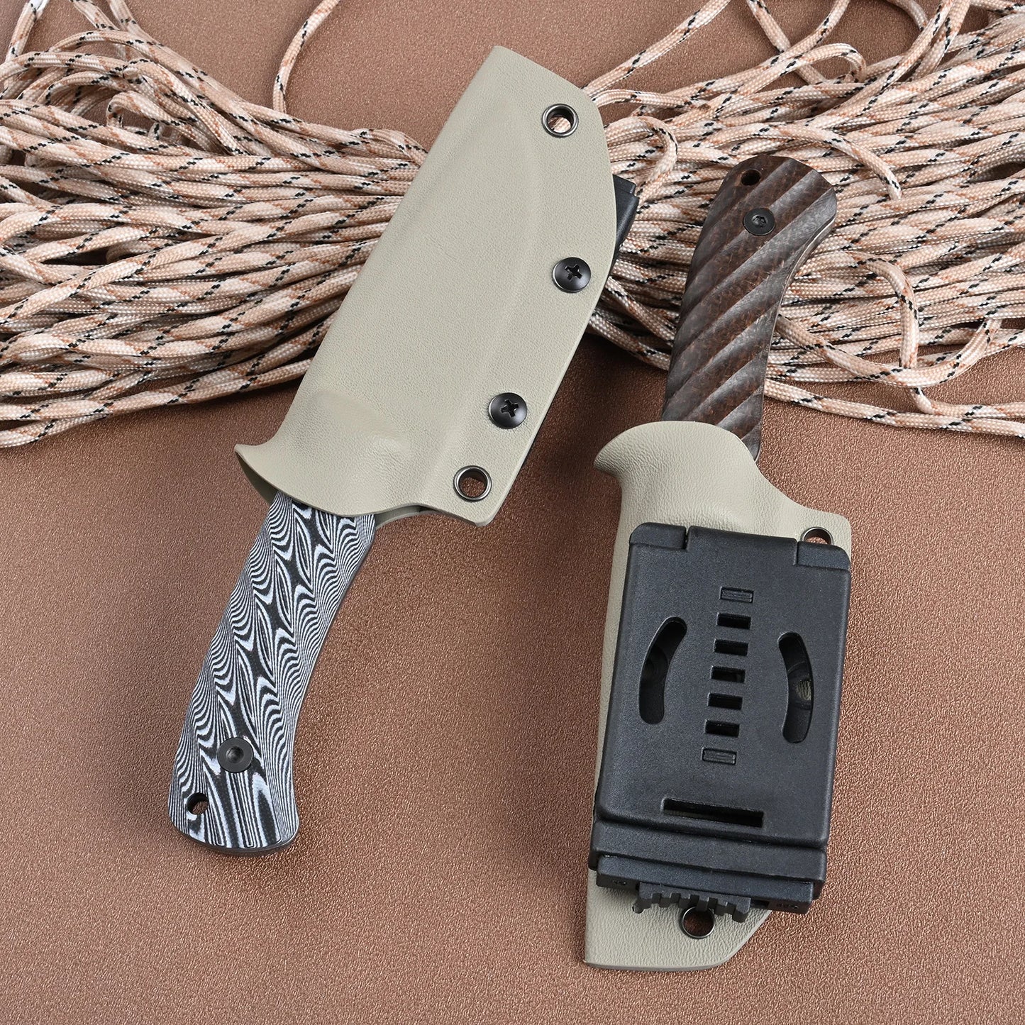 SDOKEDC DC53 Steel Fixed Blade Utility Knife for Outdoor Camping Hiking Fishing EDC Hand Tool