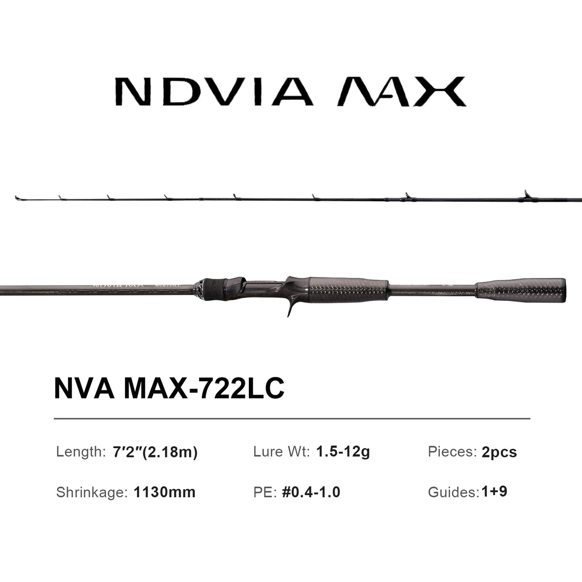 PURELURE NEW NDVIA MAX Ajing And Eging Tubular Tip 8FT 8.3FT 8.6FT 1.2-10G Soft Lure And EGI F/MF Action Perch Pike Zander Squid