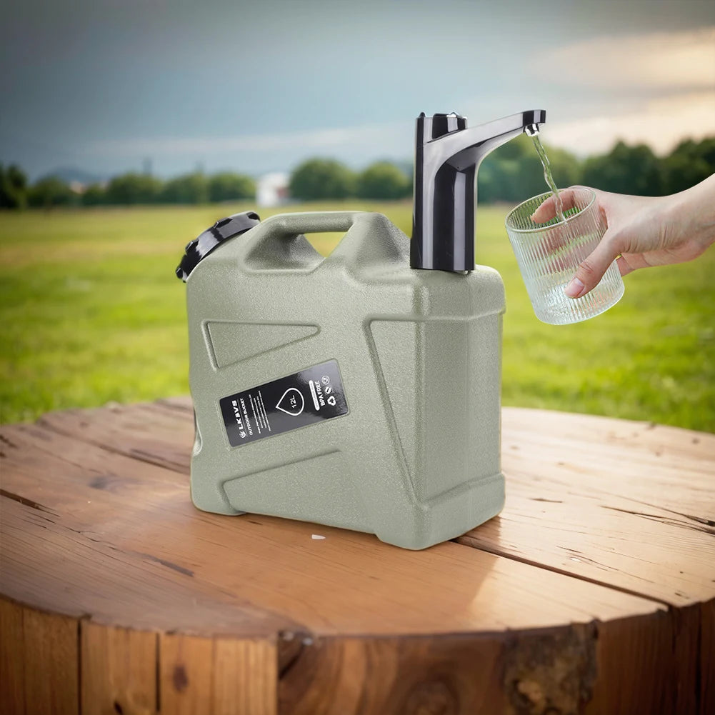 Electric Water Pump USB Rechargeable Portable Water Dispenser One Key Switch Mini Water Pump for Outdoor Camping