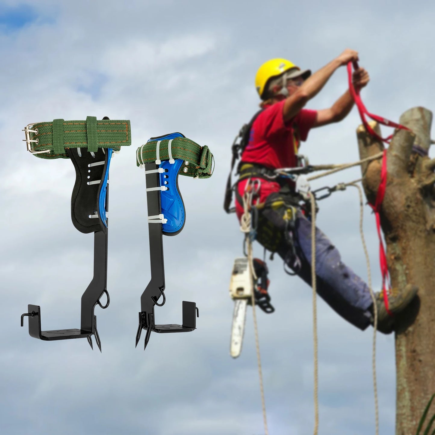 Climbing Tools, Outdoor Harness Sports Climbing Equipment, Safety Protection Practicing Climbing Aerial Work Tools