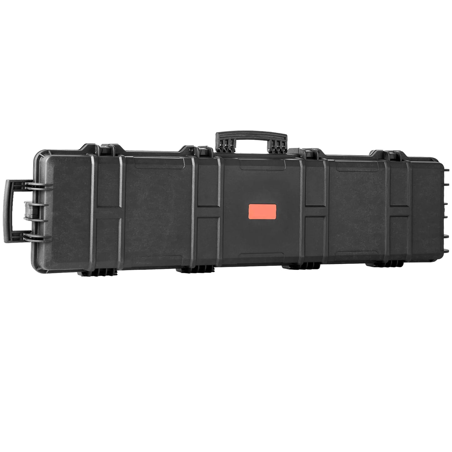 SucceBuy Rifle Hard Case Portable Long Gun Storage Hard Suitcase W/ Casters Shockproof Waterproof Airsoft Rifle Protective Case