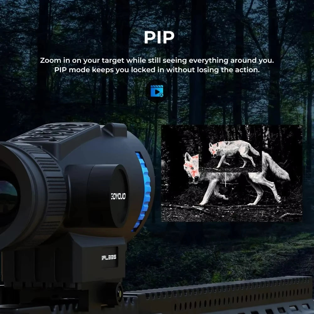 GOYOJO GRL335 384 Thermal lmaging Scopes Sensor 384*288px 25mm 35mm Lens Hunting Camera WiFi RAV Video GRL325