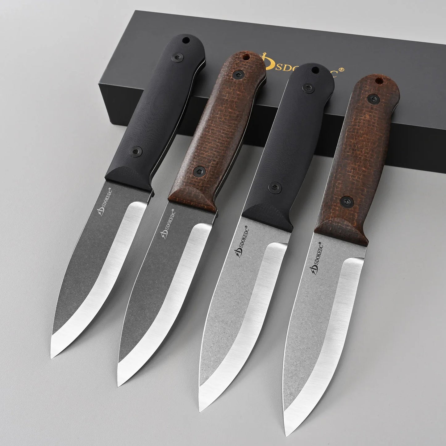 High Quality Outdoor Survival Fixed Blade Knife Camping Fishing EDC Tool DC53 Steel Utility Knives