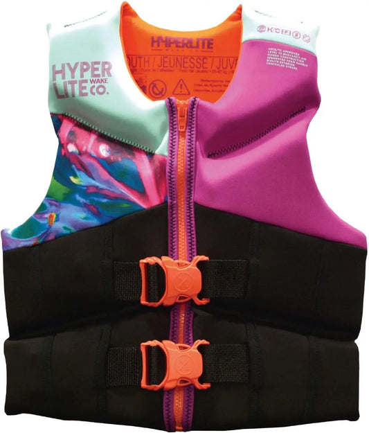 USCG Approved Youth Life Jackets for Boating, Water Sports & Swimming - Lightweight & Adjustable Fit