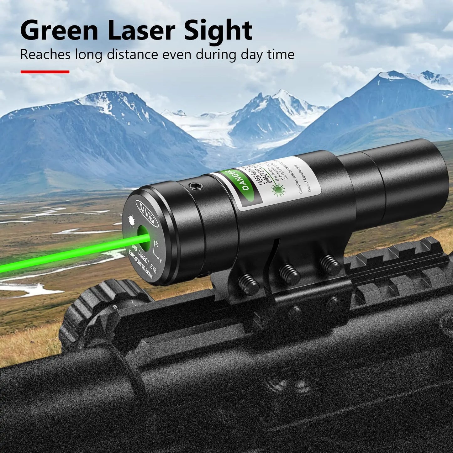 Riflescope Combo 4-12x50EG Dual Illuminated Optics & IIIA/2MW Laser Sight & 4 Holographic Reticle Green Dot Sight & 2