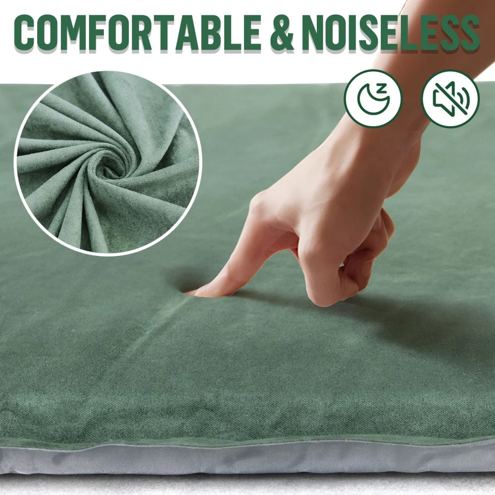 Night Cat Self-Inflating Sleeping Pad: Camping Mattress Single Memory Foam for Hiking - Comfortable Camping Mat Air for Outdoor