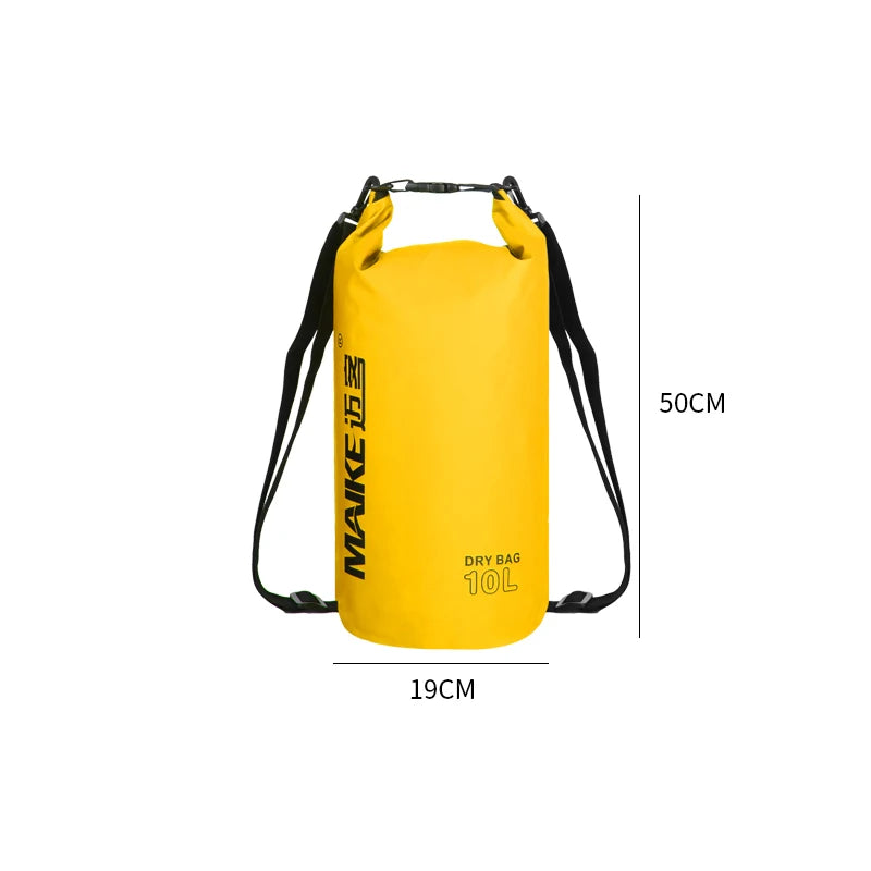 Maike Dry Bags Waterproof Bag for Women Men 5L/10L/15L Swimming Rafting Kayaking River Trekking Waterproof Dry Bag Backpack