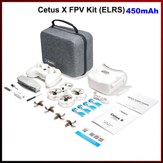 BETAFPV Cetus X FPV Kit Racing Drone 3 Radio Transmitter VR03 FPV Goggles C04 RC Quadcopter Mini Drone Toys as Gift
