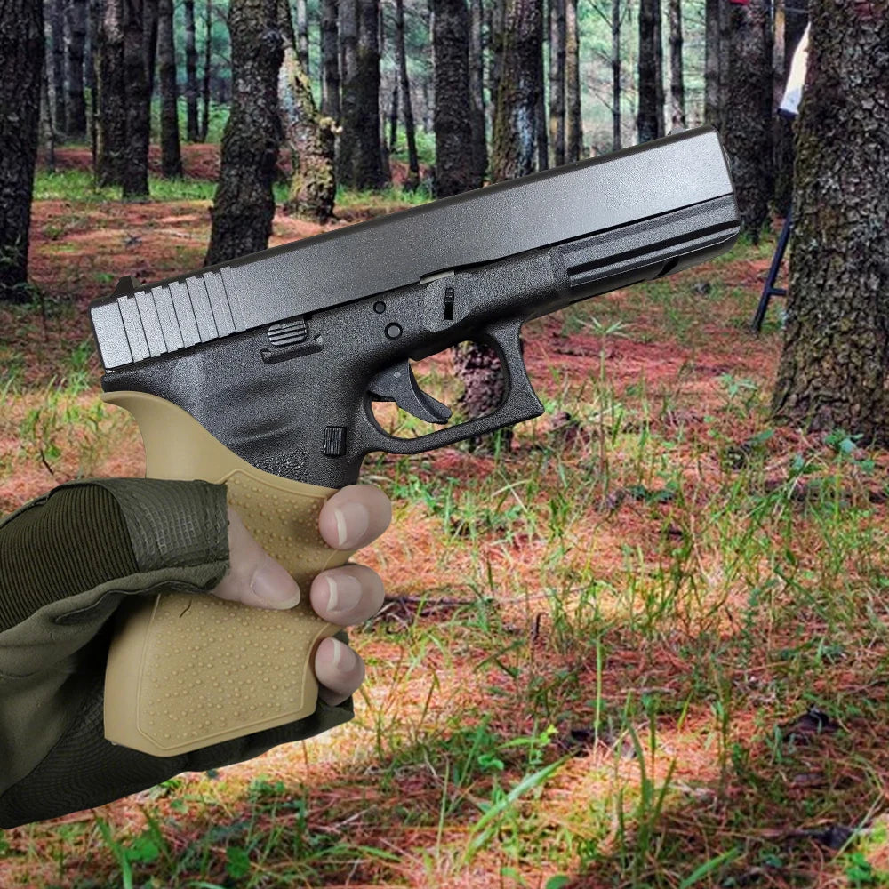 Tactical Handgun Rubber Grip Sleeve Pistol Handle Anti-Slip Protect Sleeve For Glock 17 19 Rubber Sleeve Holster Grip